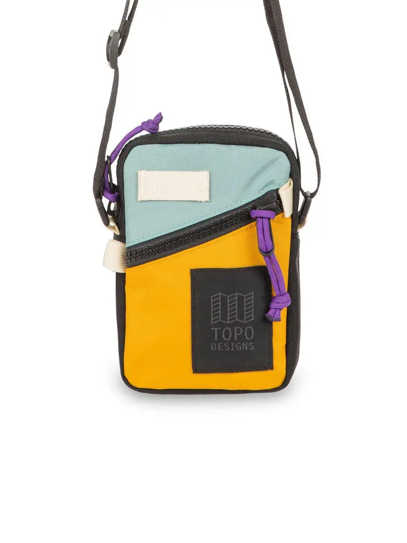 Topo Designs Mini Shoulder Bag Sage Mustard 1