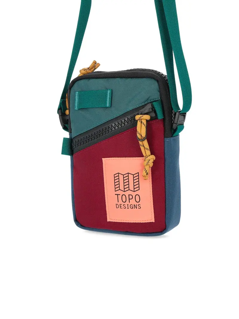 Topo Designs Mini Shoulder Bag Zinfandel Botanic Green 1