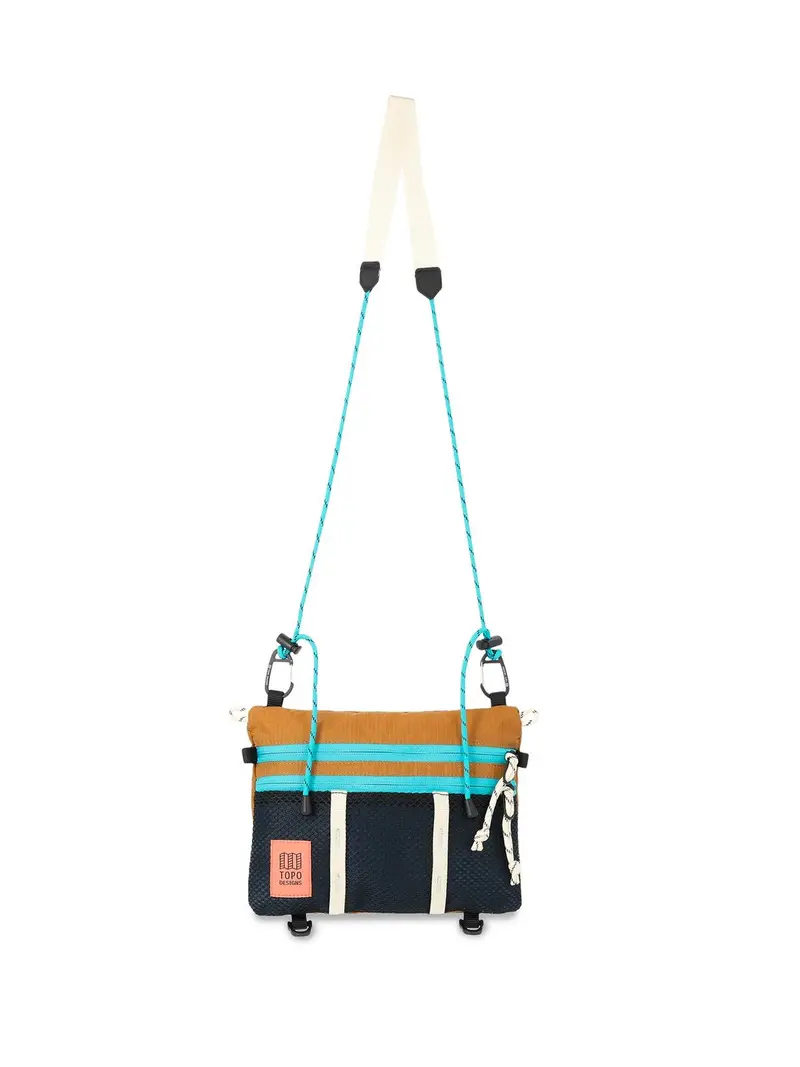Topo Designs Mountain Accessory Shoulder Bag Khaki Pond Blue 1