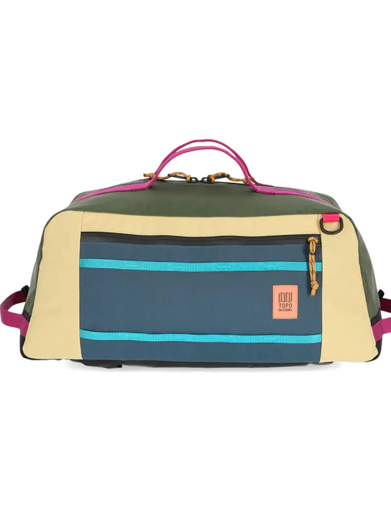 Topo Designs Mountain Duffel Olive Pond Blue 1