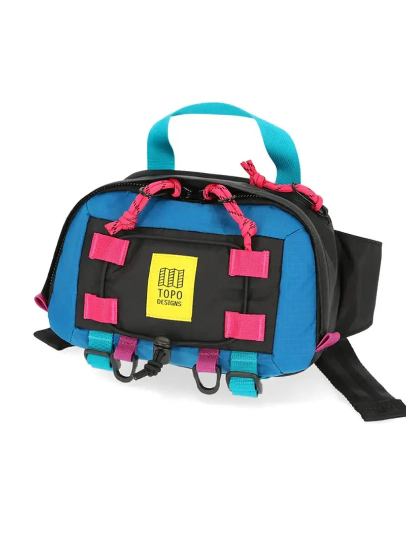 Topo Designs Mountain Hip Pack Khaki Pond Blue 1