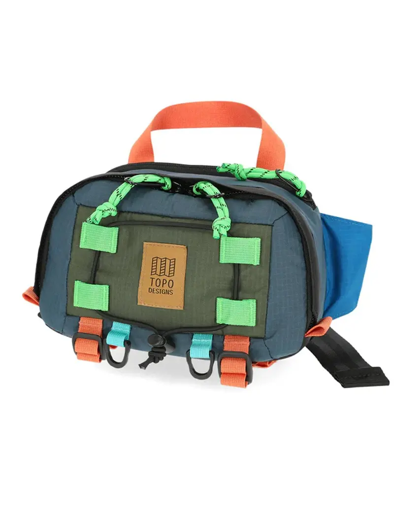 Topo Designs Mountain Hip Pack Olive Pond Blue 1