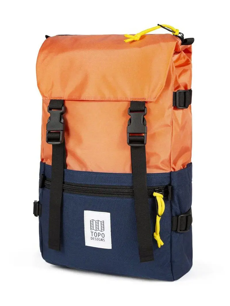 Topo Designs Rover Pack Coral Navy 1