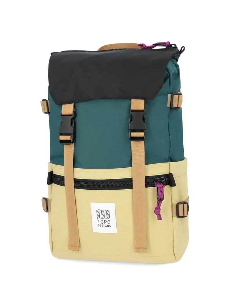 Topo Designs Rover Pack Hemp Botanic Green 1