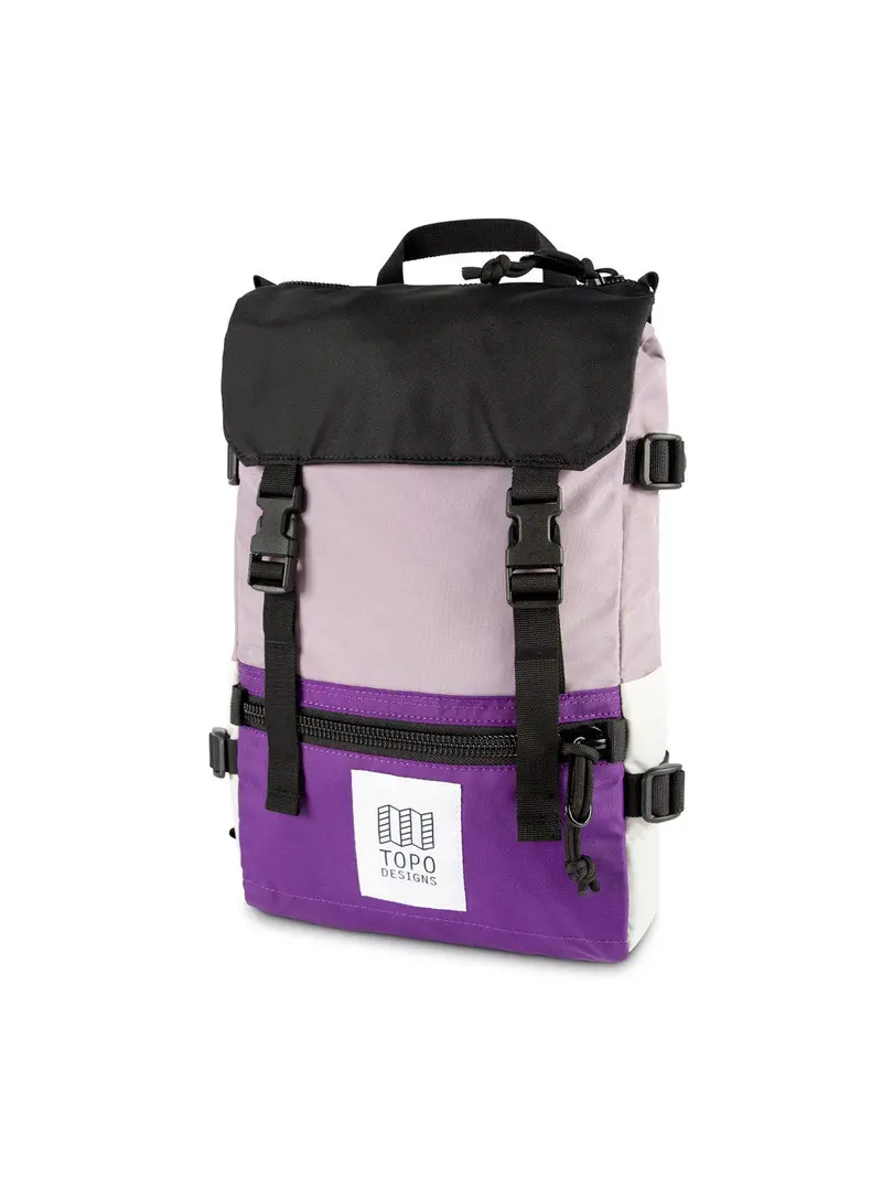 Topo Designs Rover Pack Mini Light Purple Black 1