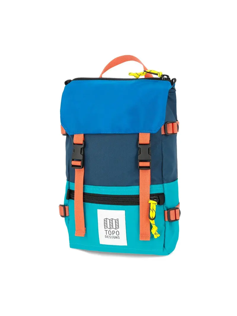 Topo Designs Rover Pack Mini Tile Blue Pond Blue 1