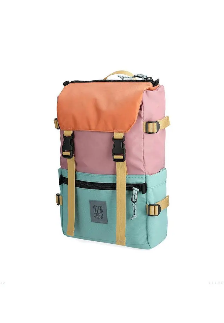 Topo Designs Rover Pack Rose Geode Green 1