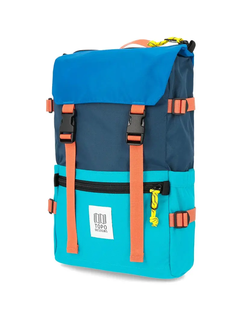 Topo Designs Rover Pack Tile Blue Pond Blue 1