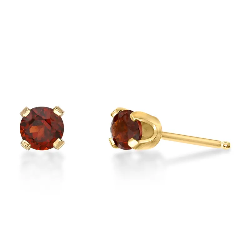Torchlight Garnet Stud Earrings 3