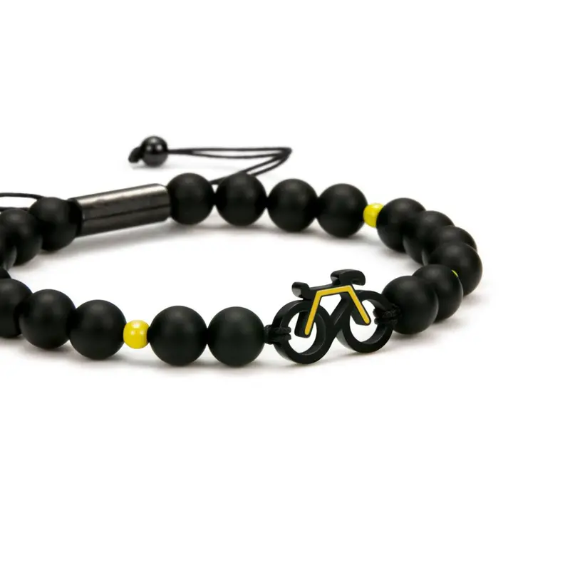 Tour Bike Beaded Bracelet 1