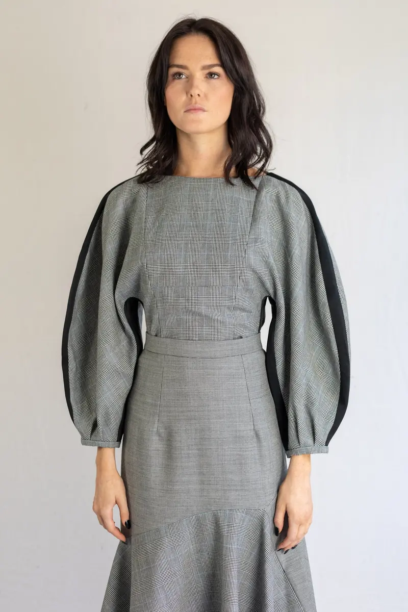 Trend Patterns Tpc1 Oversized Sleeve Top - Printed Copy Shop (+£7.00) 1