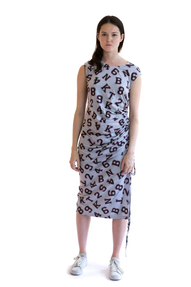 Trend Patterns Tpc16 Side Drawstring Dress 1