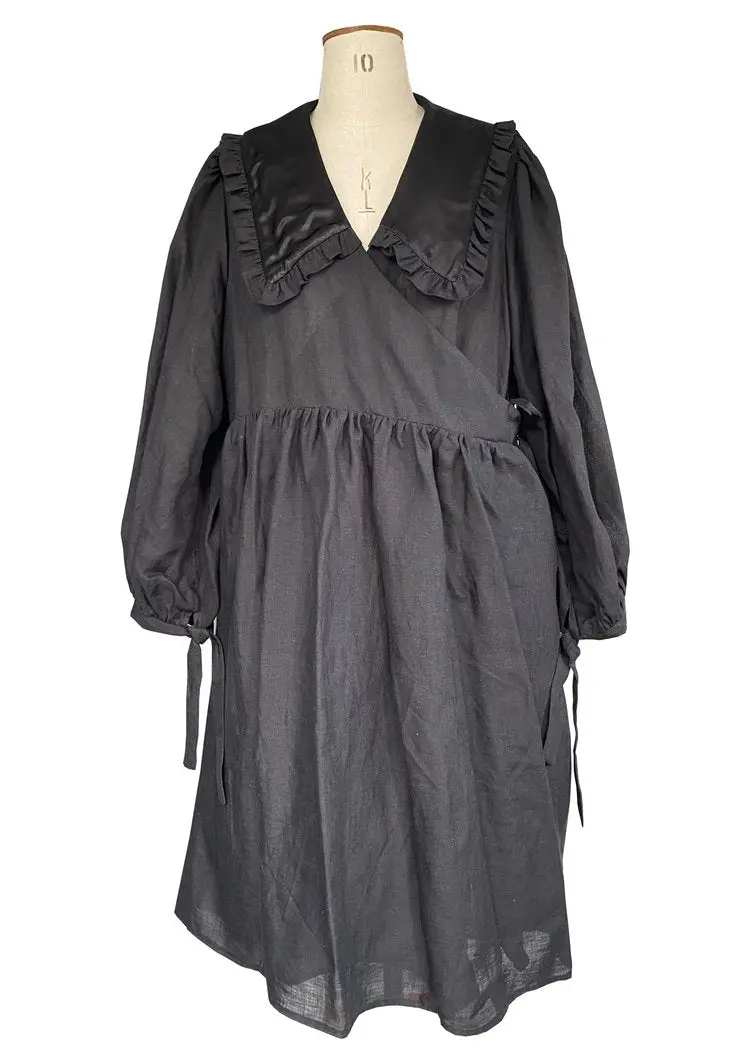 Trend Patterns Tpc29 Gathered Wrap Dress - Printed Copy Shop (+£7.00) 1