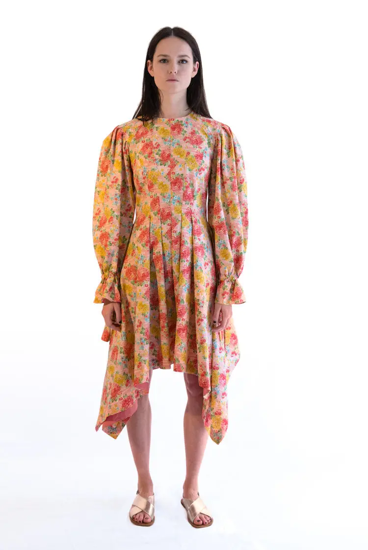 Trend Patterns Tpc7 Pleated Shoulder Dress 1