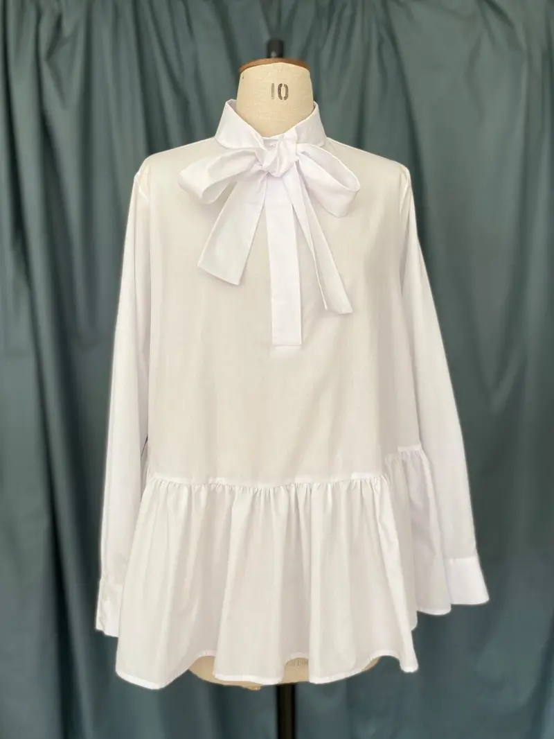Trend Patterns Tpcsh1 Pussy Bow Shirt 1