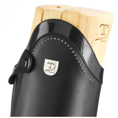 Tucci Time Sofia Patent Border Crystal Top Dress Boot 1