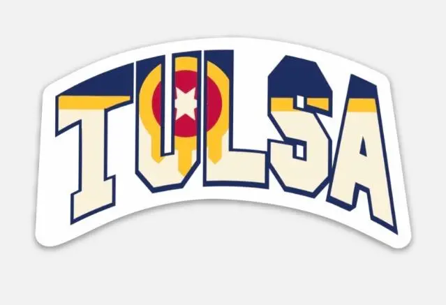 Tulsa Local Flag Decals 1