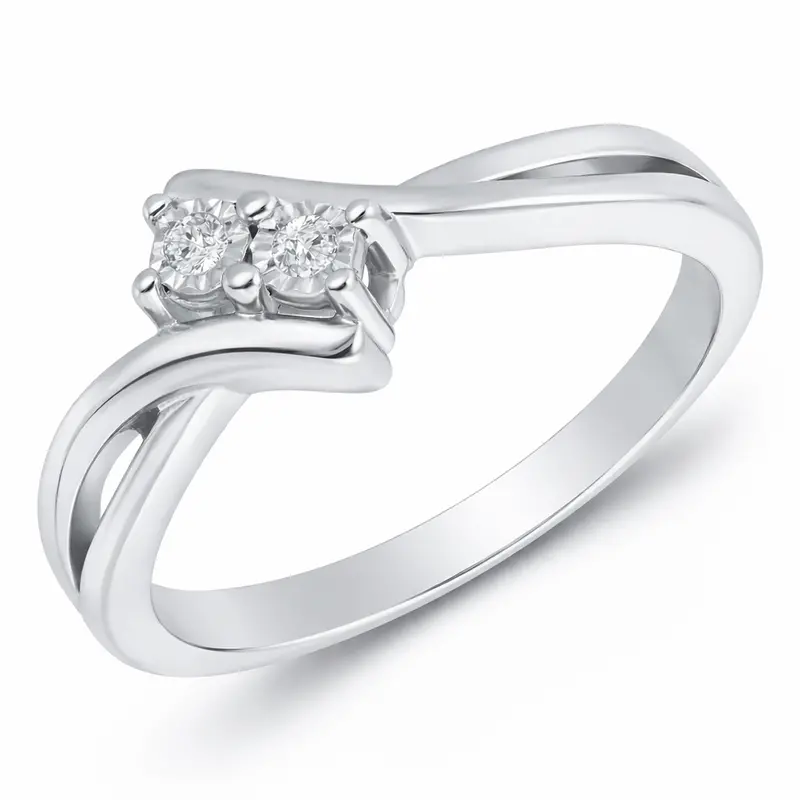 Twilight Duo Cluster Ring 1