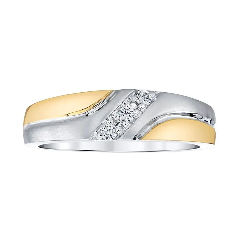 Twin Current Diamond Band 1