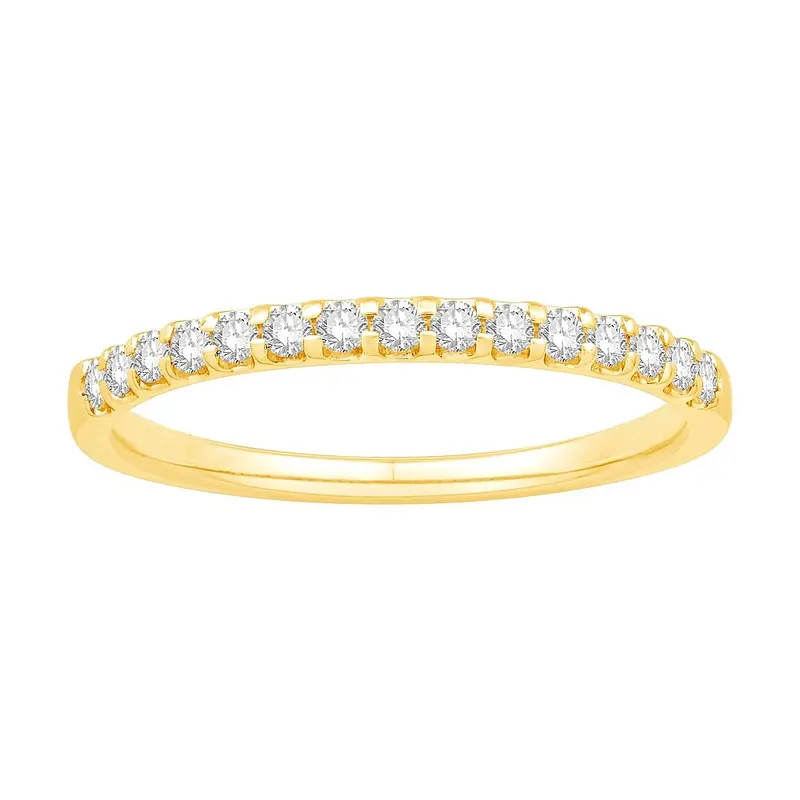 Two Hearts® 10K Frosted Promise Diamond Band 1