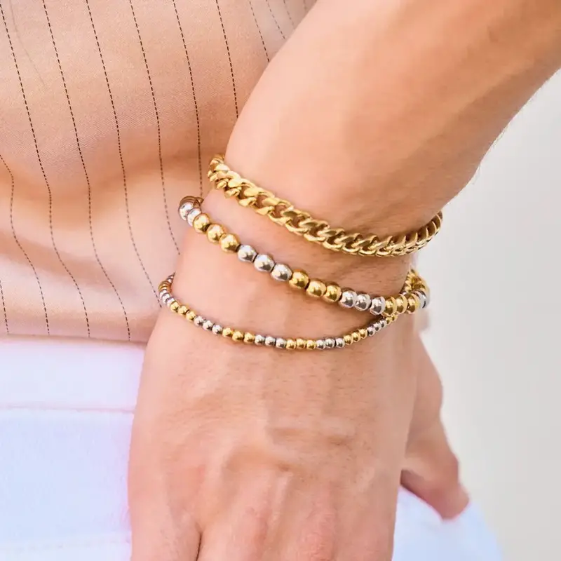 Two Toned Ball Bracelet 1