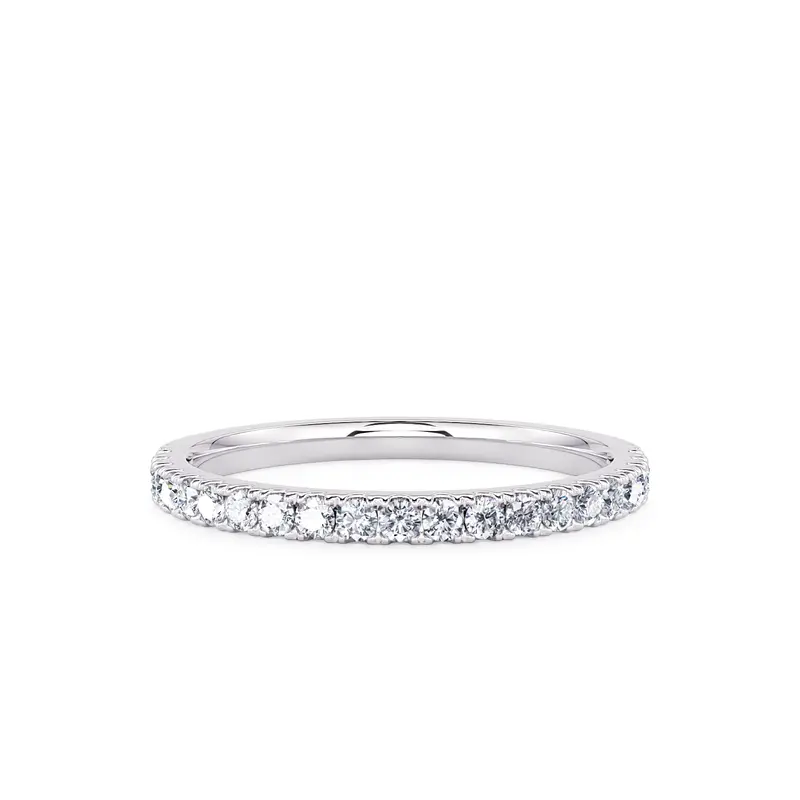 U Prong Pulse Diamond Band 1