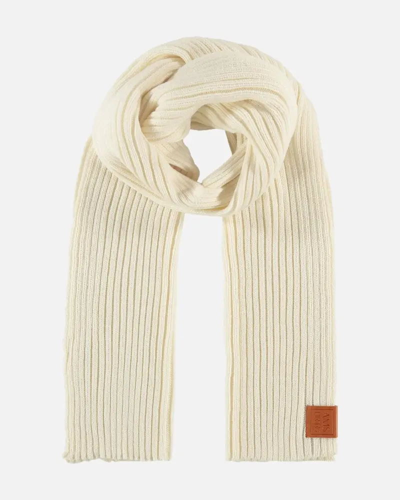Unisex Ribbed Knit Scarf 1