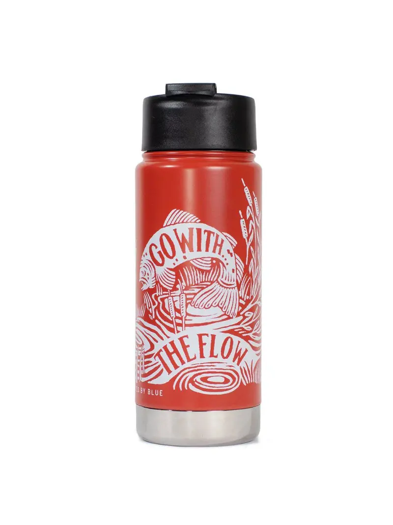 United By Blue 16Oz Travel Bottle Go With The Flow Red 1