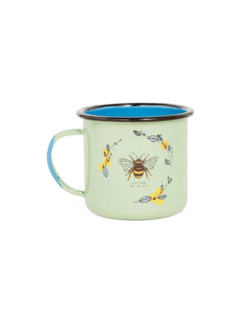 United By Blue Honey Bee Enamel 22 Oz Mug 1