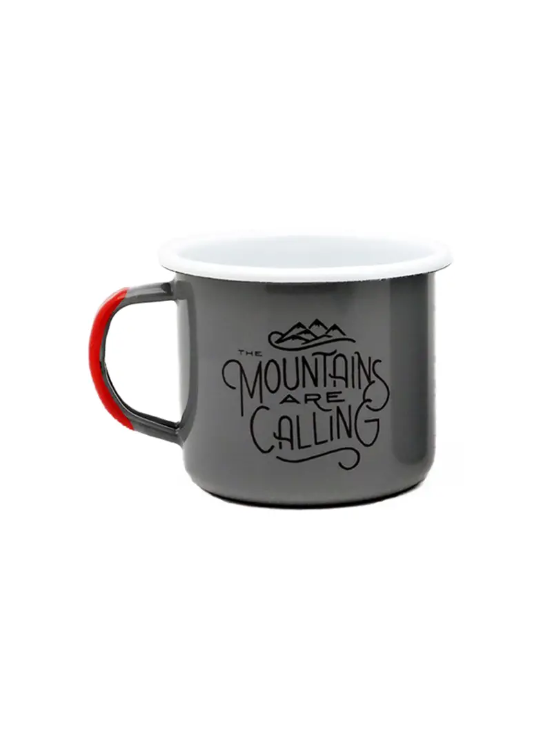 United By Blue Mountains Are Calling Enamel 12 Oz Mug 1