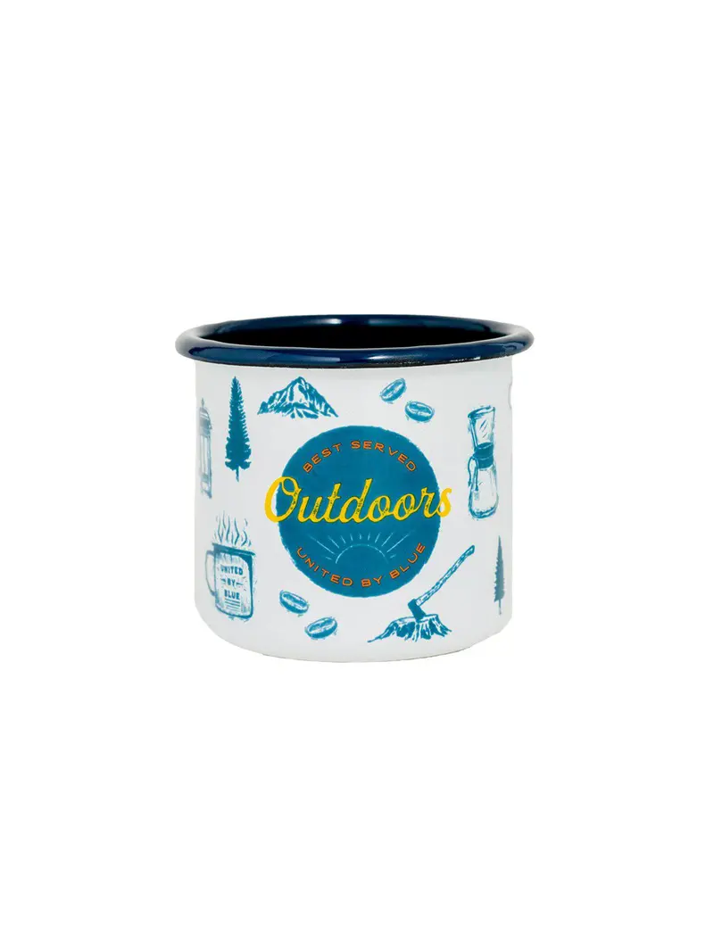 United By Blue Outdoors Enamel 12 Oz Mug 1