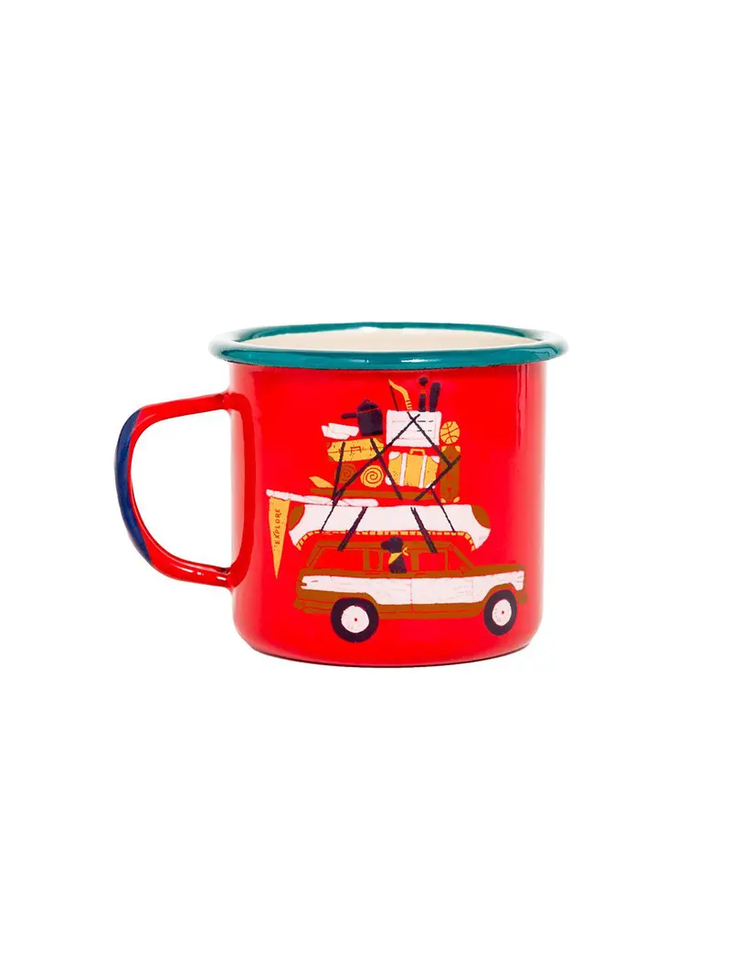 United By Blue Places You'll Go Enamel 12 Oz Mug 1