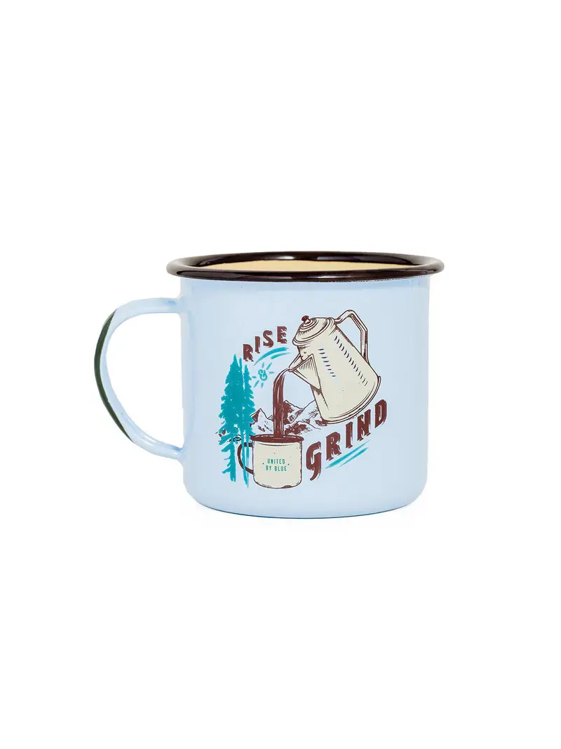 United By Blue Rise & Grind Enamel 22 Oz Mug 1