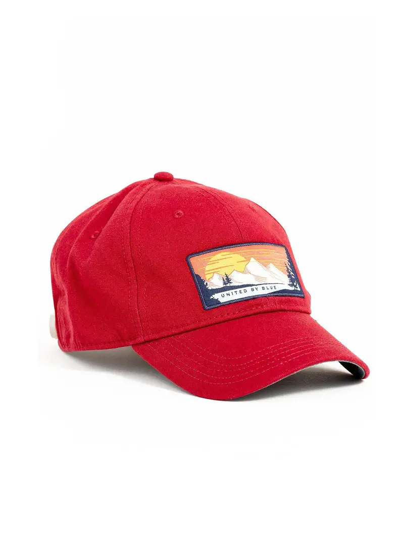 United By Blue Sun Mountain Baseball Hat Brick Red 1