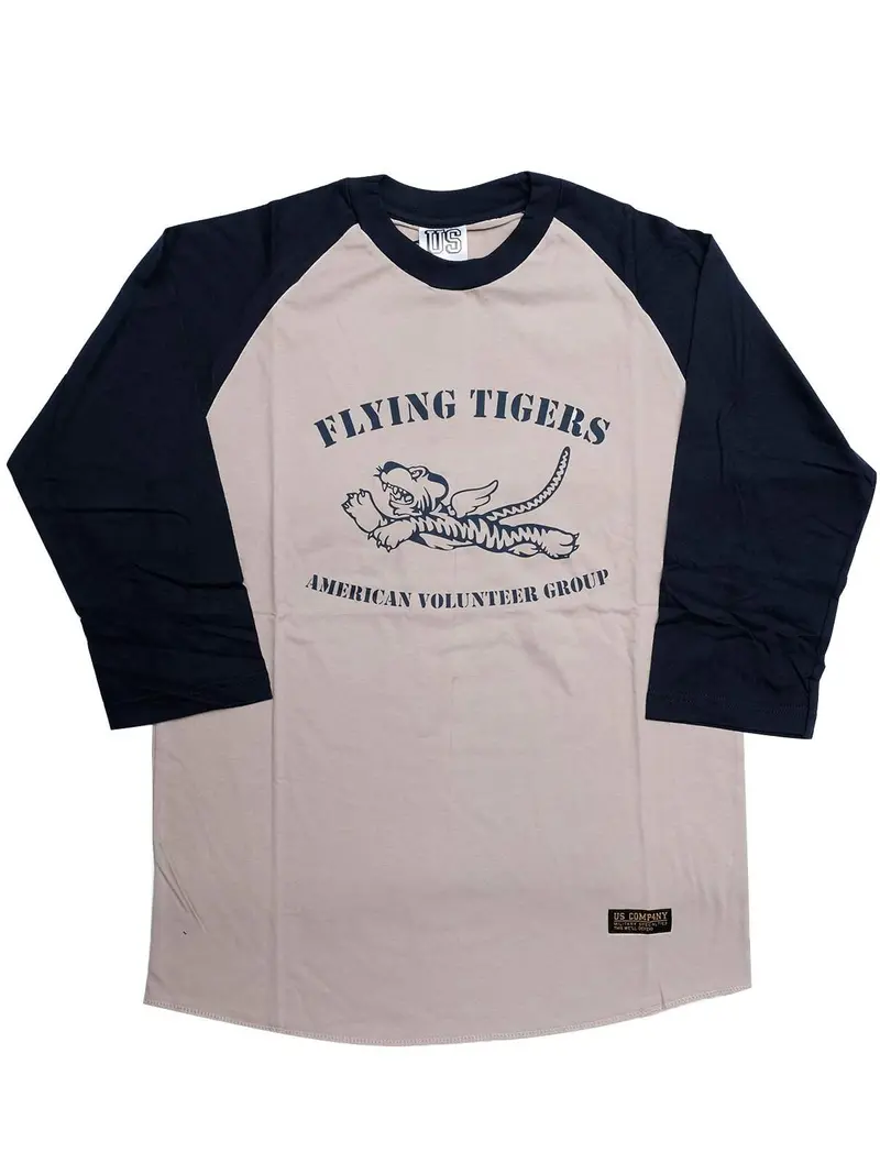 Us Comp4any Flying Tiger Raglan Coffee Navy 1