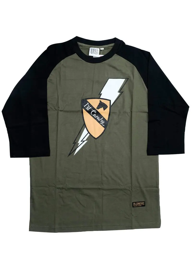 Us Comp4ny Death From Above Raglan Olive Green Black 1