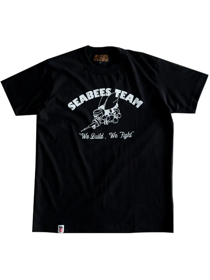 Us Comp4ny Seabees Team Tees Black 1