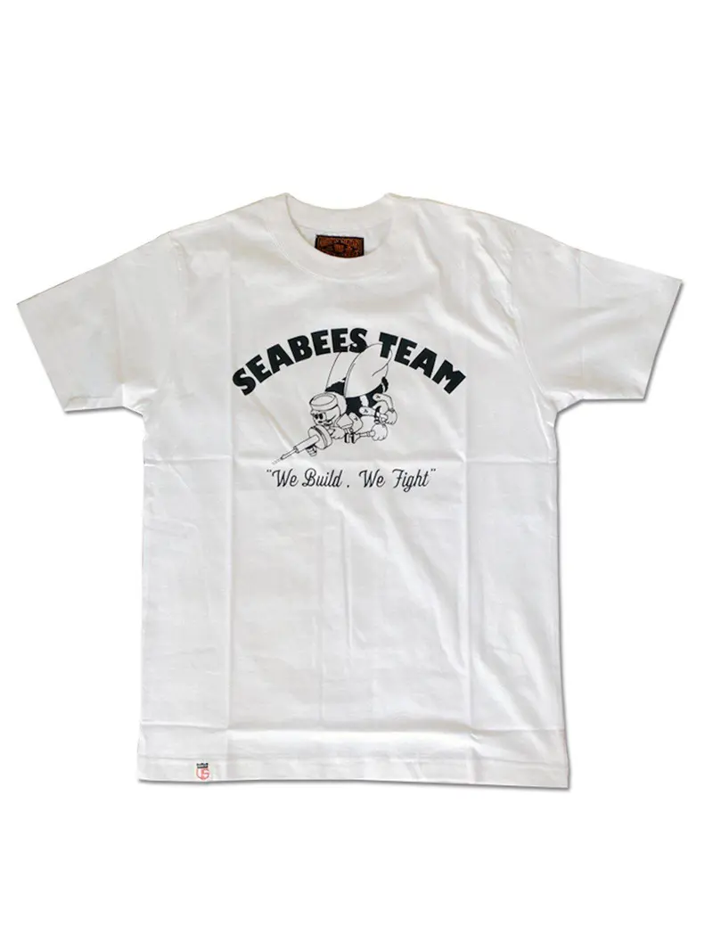 Us Comp4ny Seabees Tees White 1