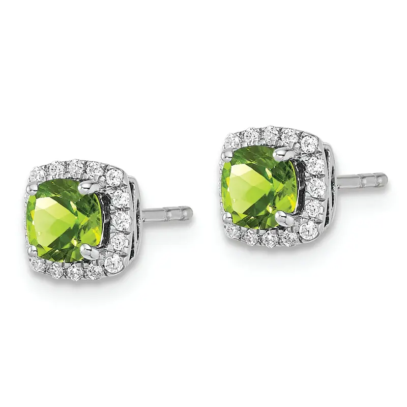 Velvet Aura Peridot Earrings 1