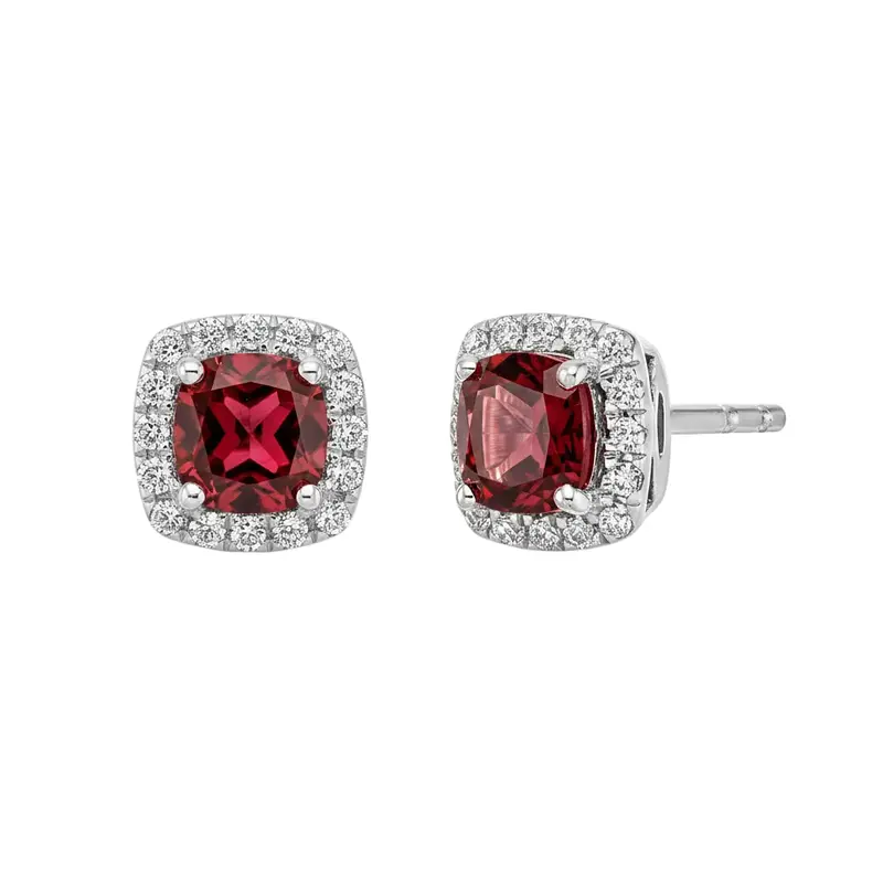 Velvet Flame Garnet Earrings 1