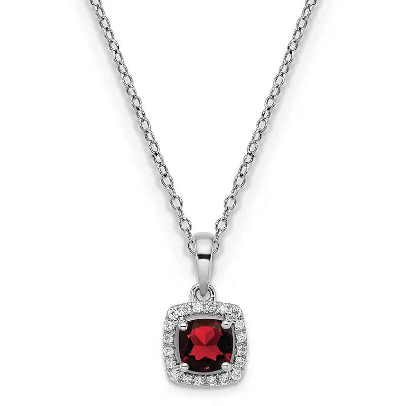 Velvet Flame Garnet Pendant 1