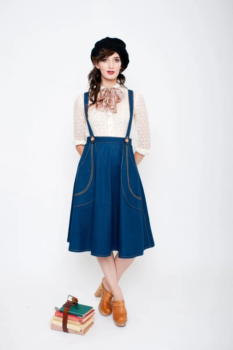 Victory Patterns Madeleine Skirt - Printed Copy Shop (+£7.00) 1