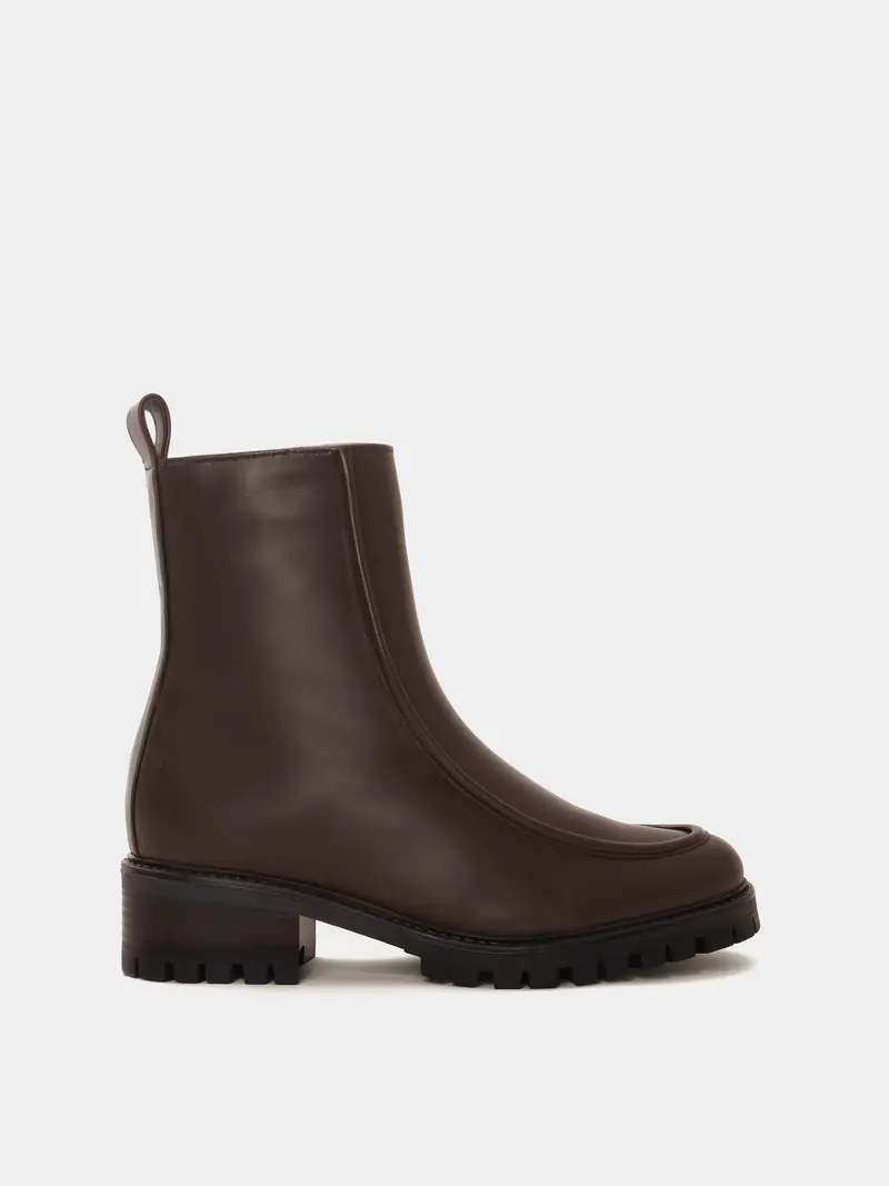 Vigo Dark Brown Lined Boot 1