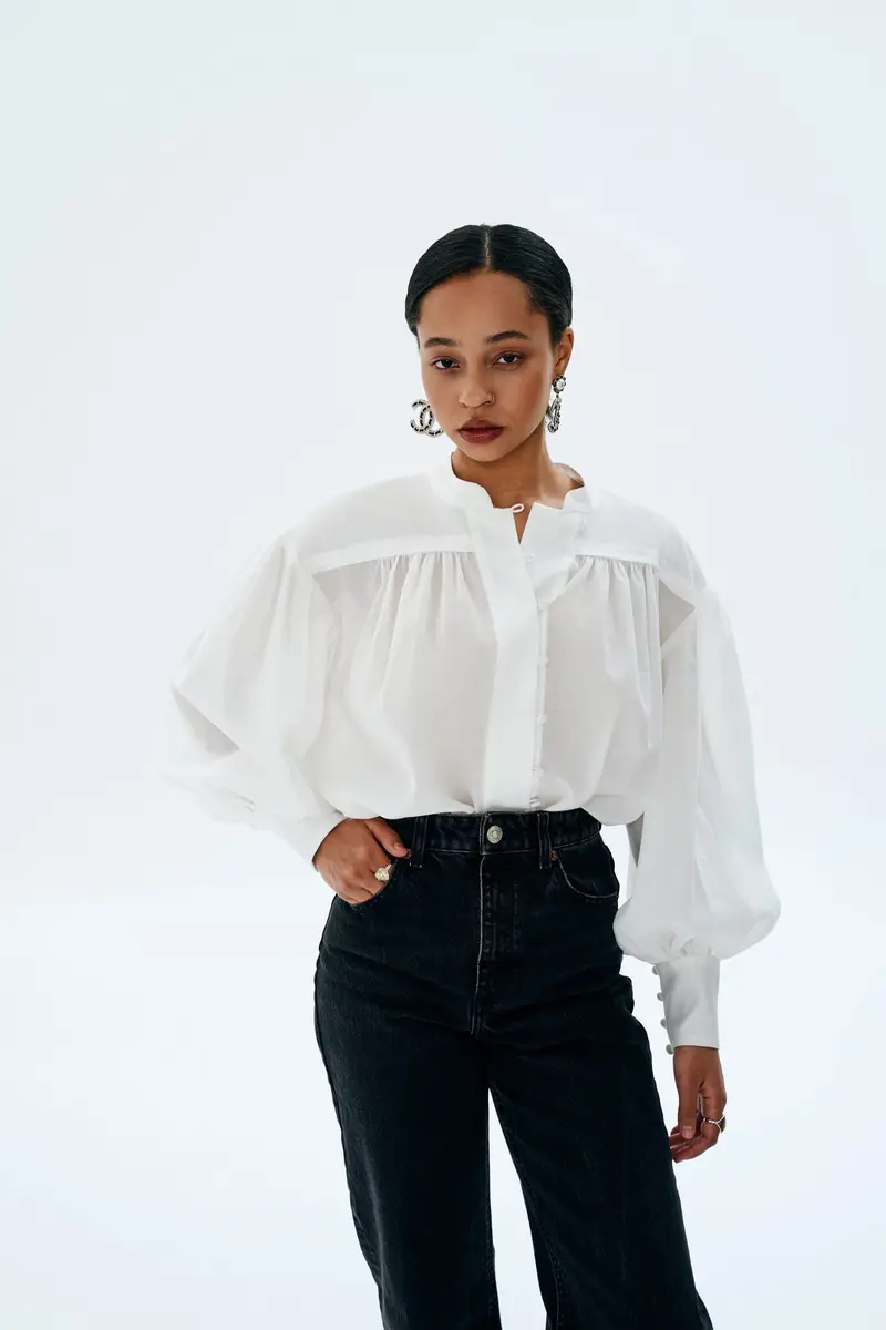 Vikisews Liza Blouse Height 3 - Printed Copy Shop (+£7.00) 1