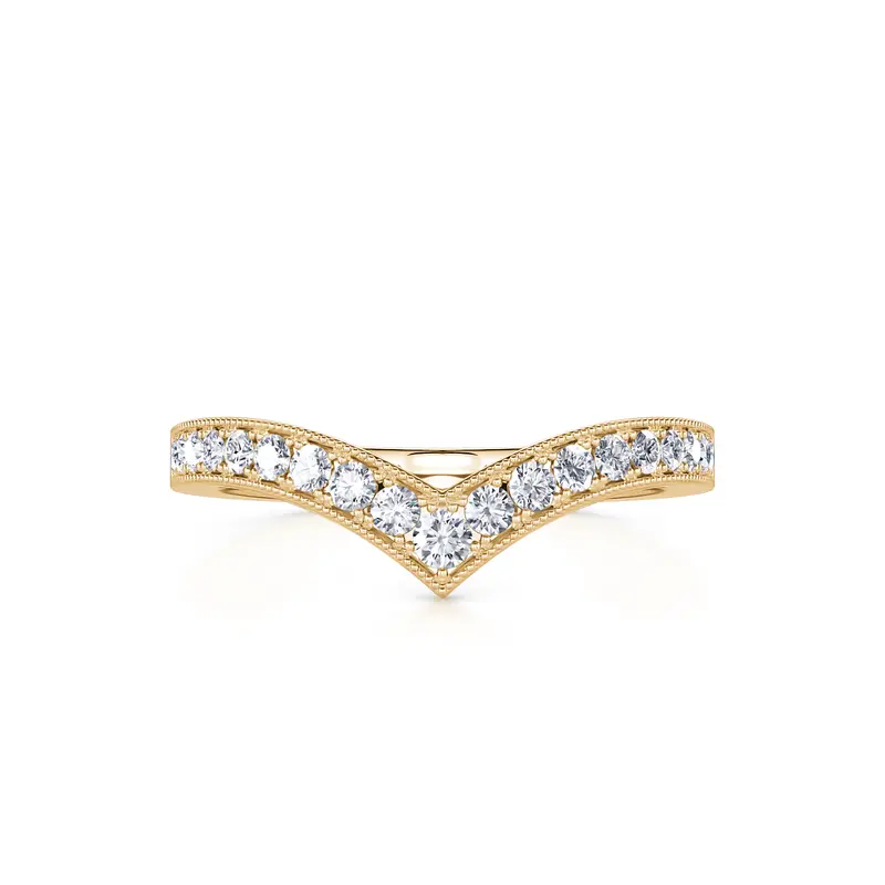 Vintage Point Chevron Diamond Band 1