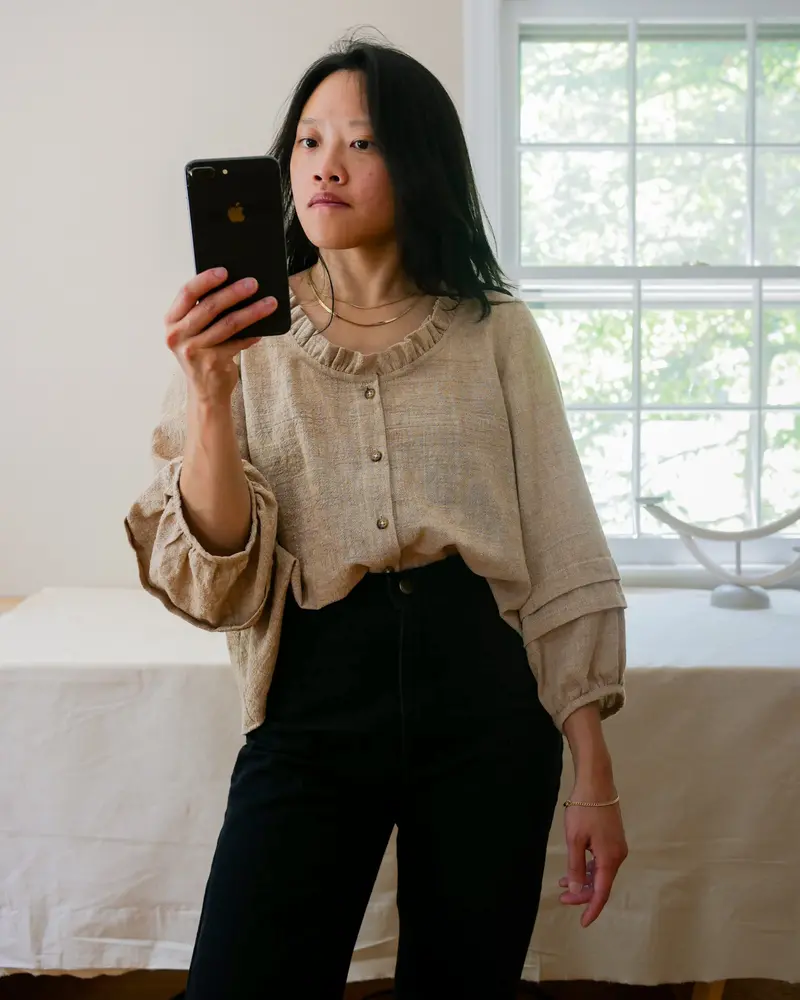 Vivian Shao Chen Nepheline Blouse - Printed Copy Shop Sizes 5-14 / D Cup (+£7.00) 1