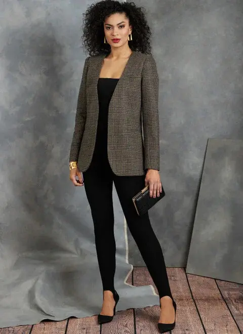 Vogue Blazer And Jumpsuit V1913 1