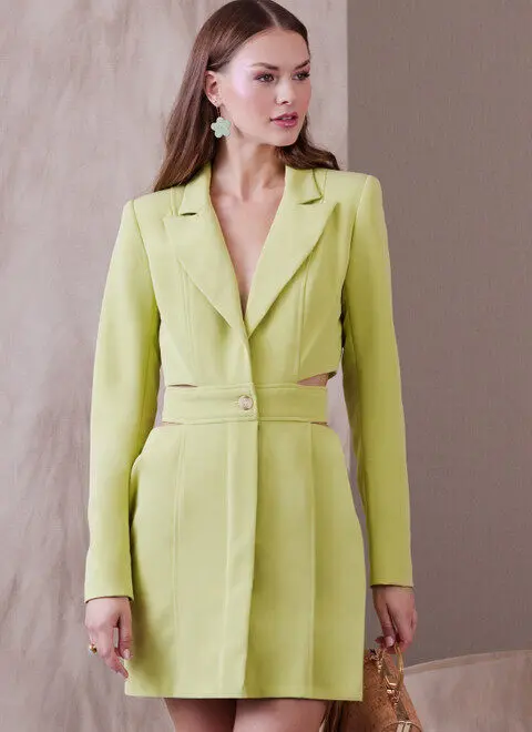 Vogue Blazer Dress V1936 1