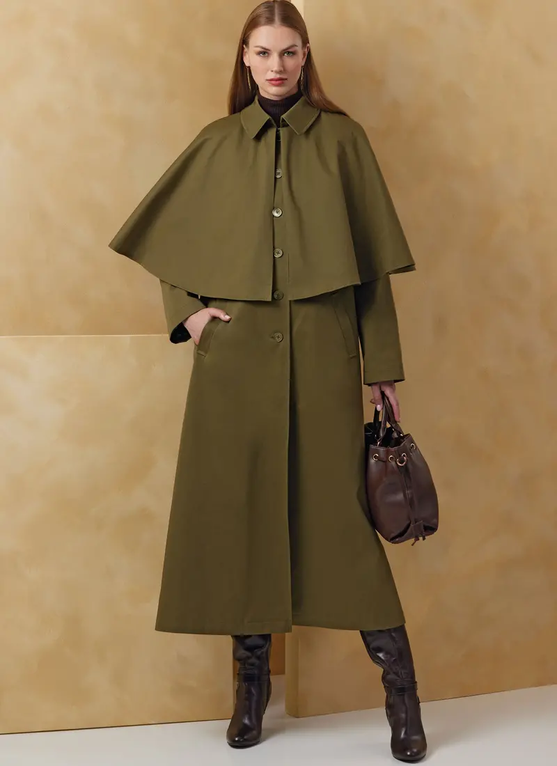 Vogue Cape Coats V2074 1