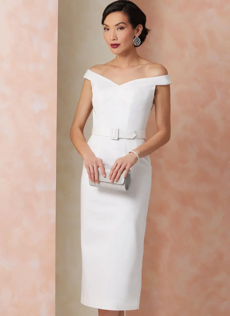 Vogue Dress And Belt V2105 1